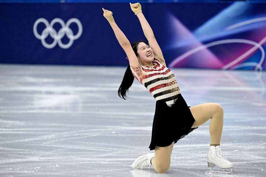 Reakcja Ami Nakai podczas Zimowych Igrzysk Olimpijskich 2026