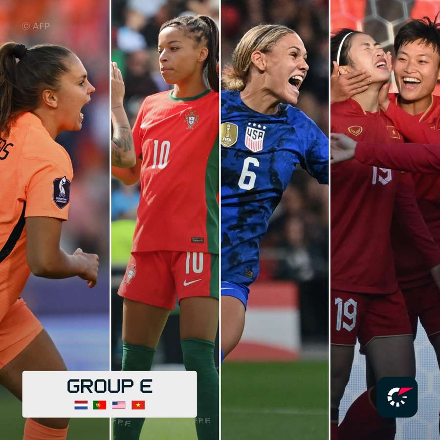 Netherlands, Portugal, USA and Vietnam make up Group E