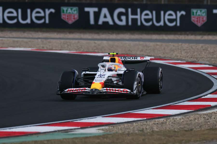 Yuki Tsunoda au Grand Prix de Chine.