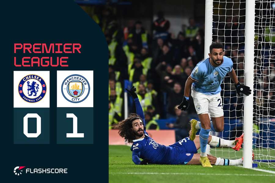 Mahrez foi o autor do gol da vitória para o Manchester City