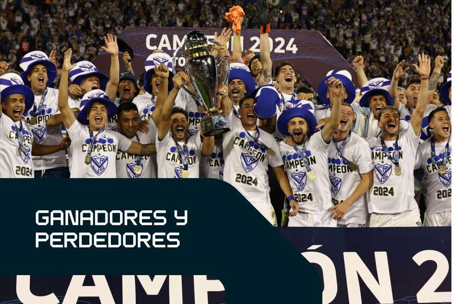 Vélez celebra su coronación como campeón de Argentina