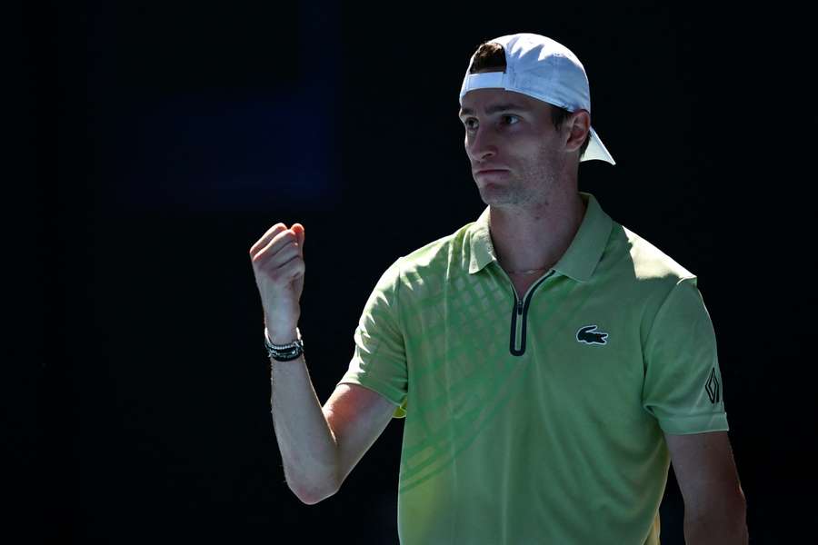 Ugo Humbert à l'Open d'Australie.