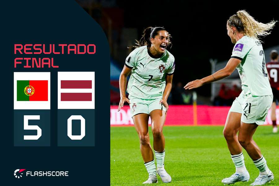 Kika brilha no triunfo de Portugal