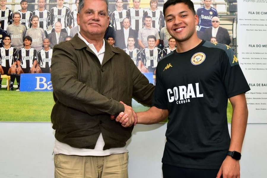 Alan Núñez com Rui Alves