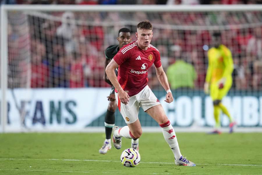 McTominay in action for Man Utd