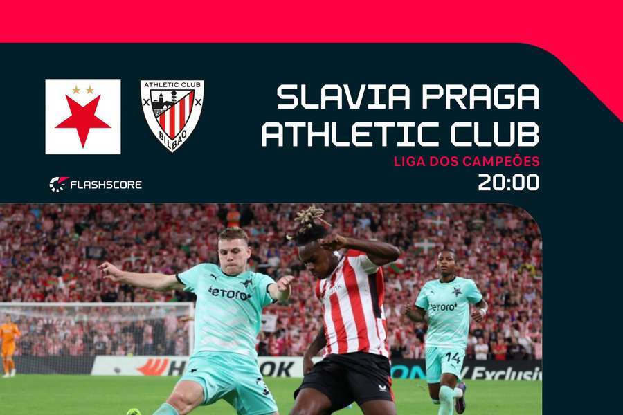 Slavia já defrontou o Athletic no ano passado na Liga Europa