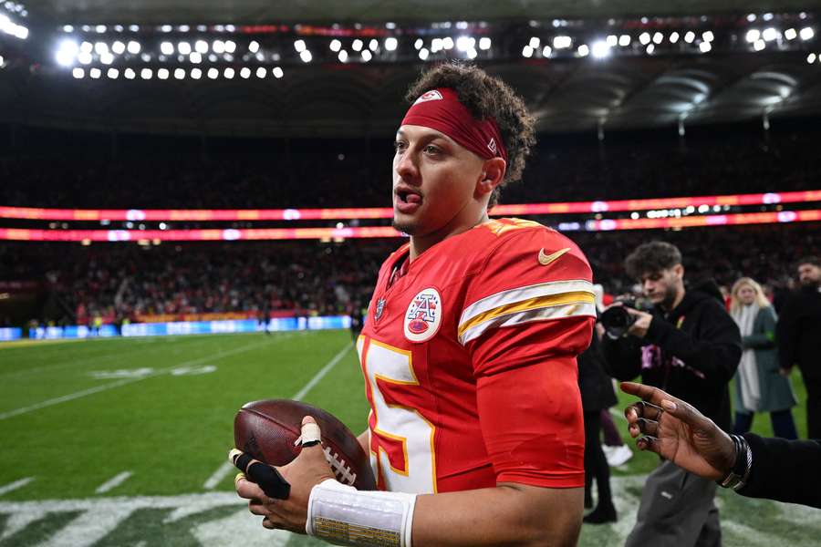 Patrick Mahomes war von der Stimmung in Frankfurt angetan.