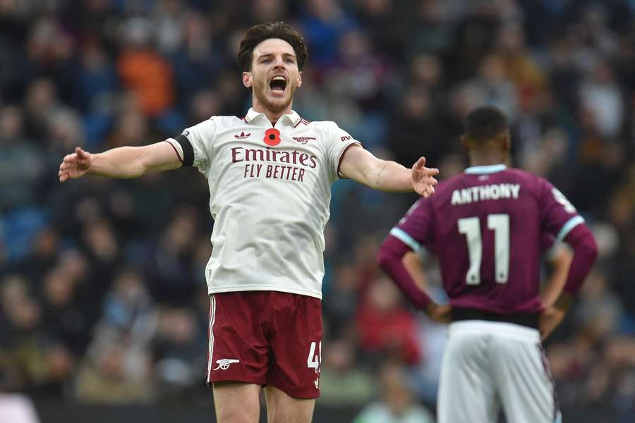 Declan Rice pečetil vítězství Arsenalu nad Burnley 2:0. Declan Rice pečetil vítězství Arsenalu nad Burnley 2:0.