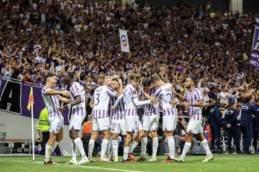 Les Toulousains lors de la 2ᵉ journée face au LASK.