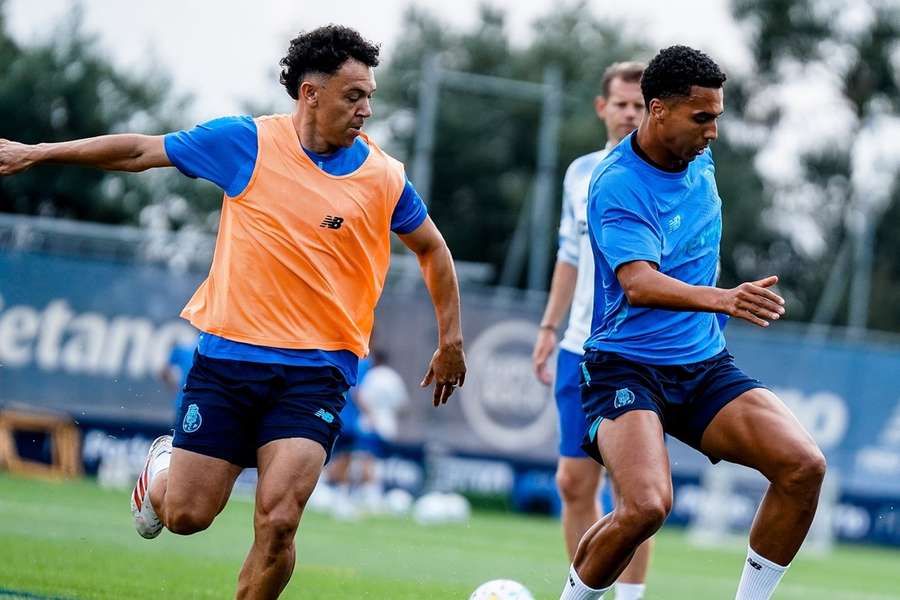 Alberto Costa no treino desta manhã
