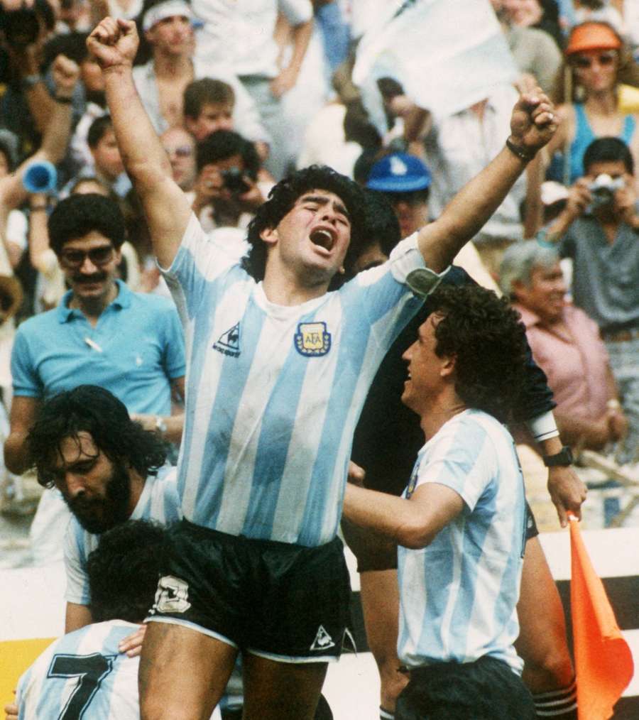 Maradona dominó el Mundial de 1986