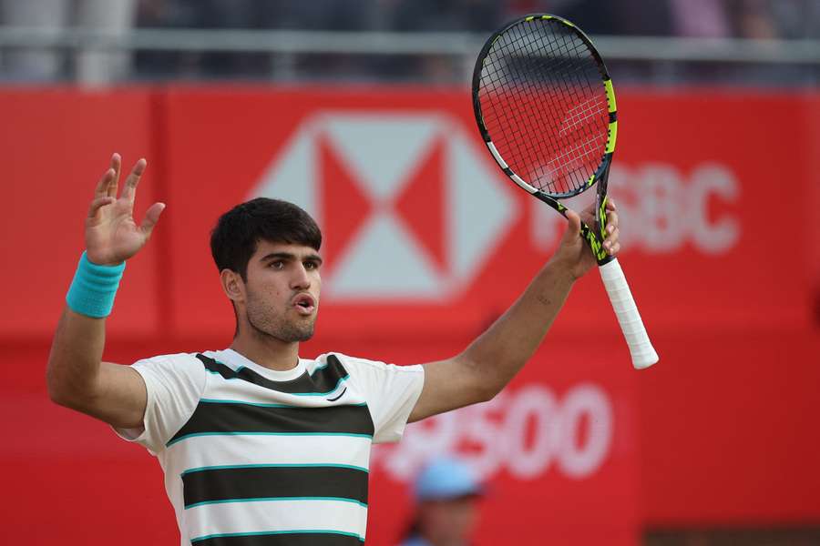 Alcaraz's victory took nearly three and a half hours to complete