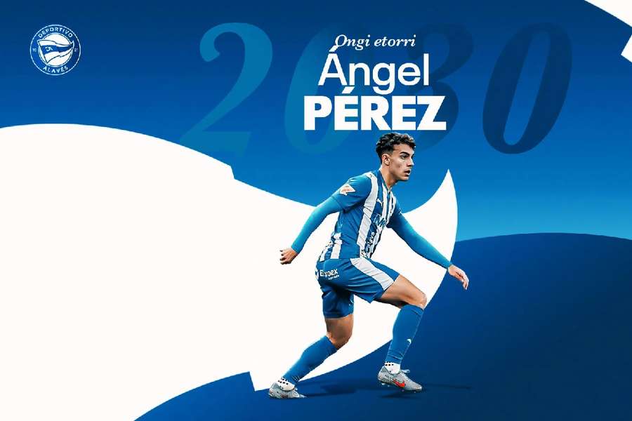 Ángel Pérez, nuevo jugador del Alavés