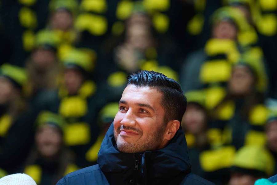 Nuri Sahin beim Dortmunder Weihnachtssingen.