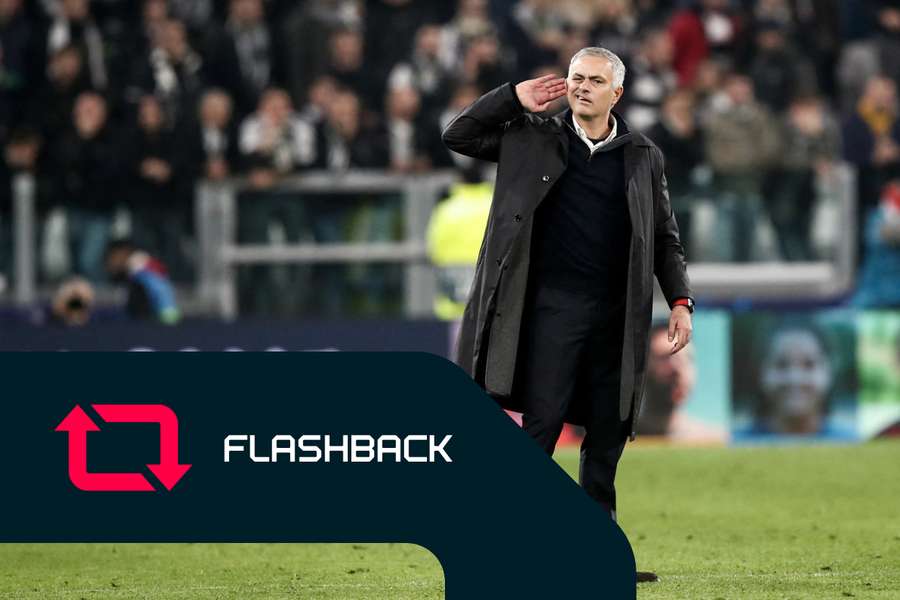 Novembro de 2018: José Mourinho responde aos adeptos da Juventus