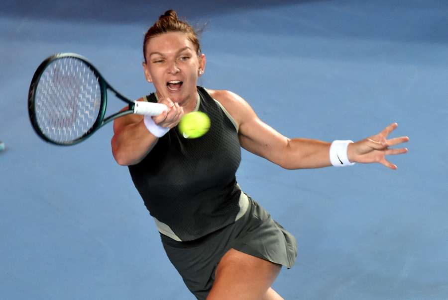 Simona Halep em outubro passado
