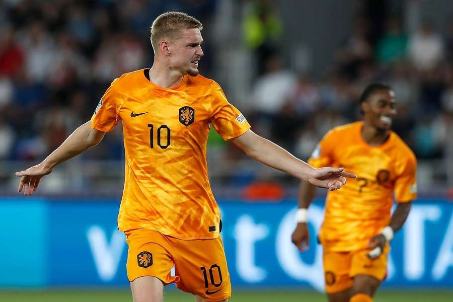 Kenneth Taylor scoorde in de laatste wedstrijd van Jong Oranje