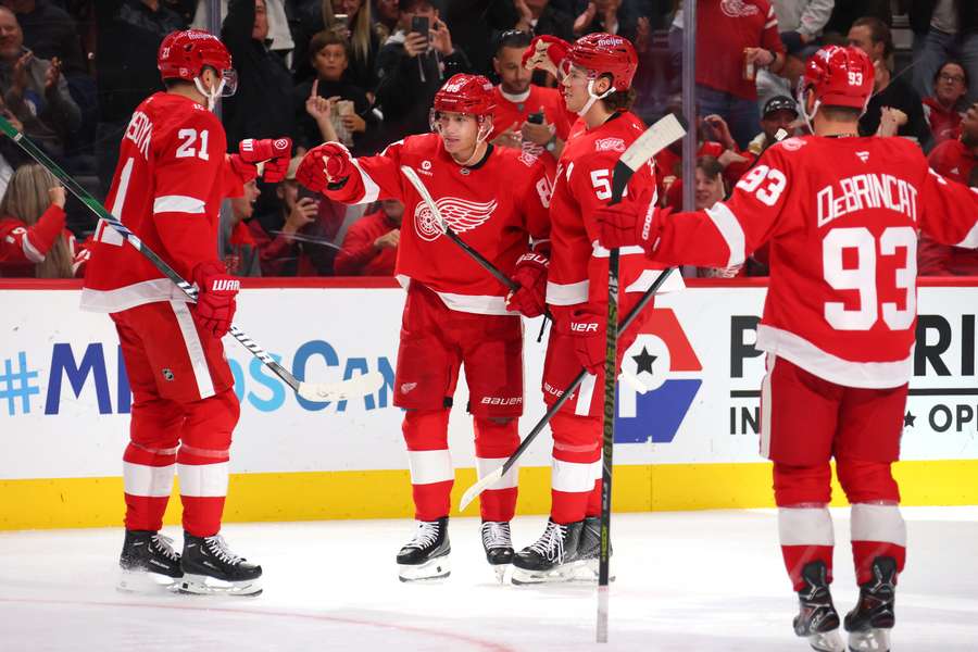 The Detroit Red Wings were among the winners on Wednesday night.
