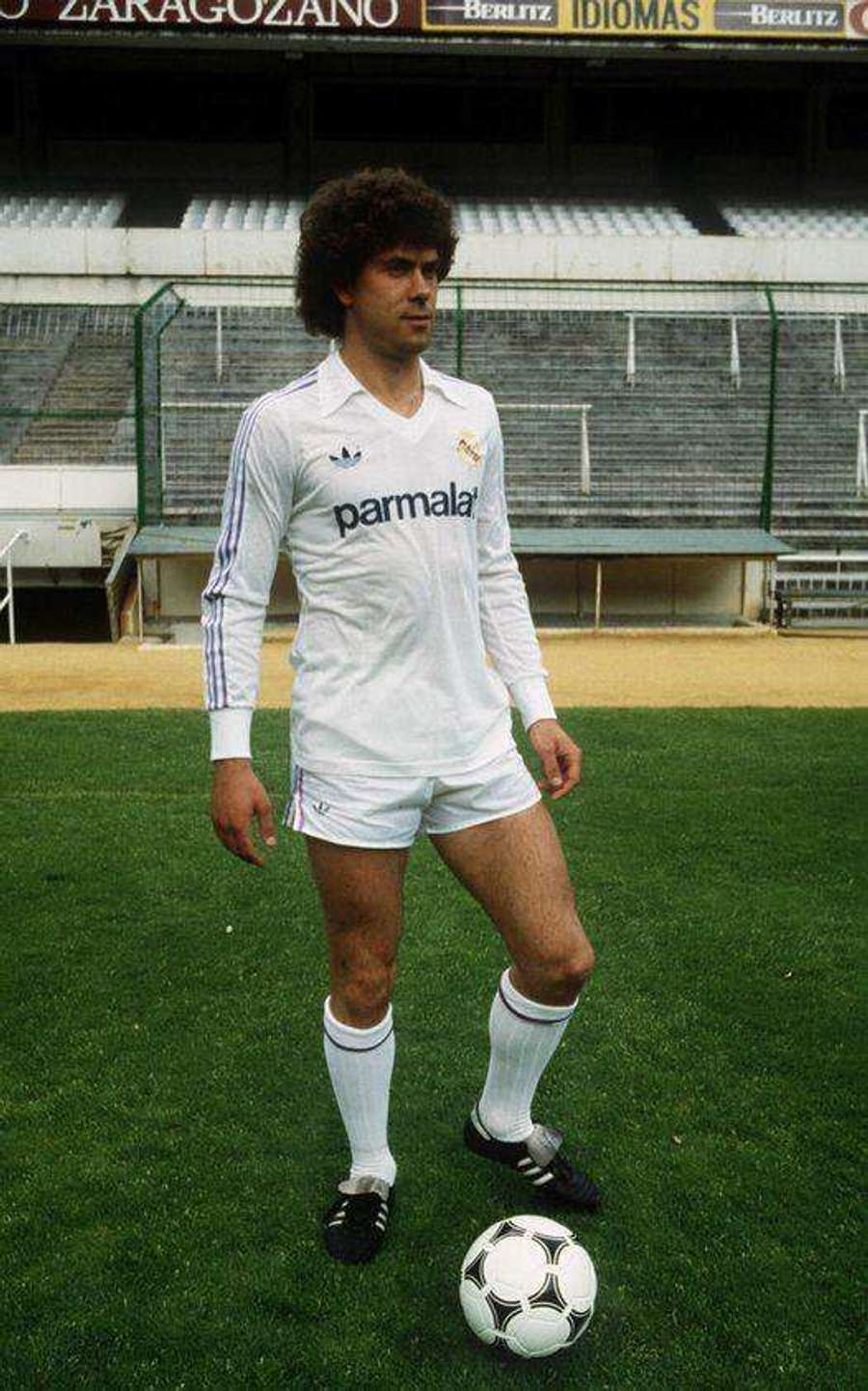 Mino, en su presentación como jugador del Real Madrid