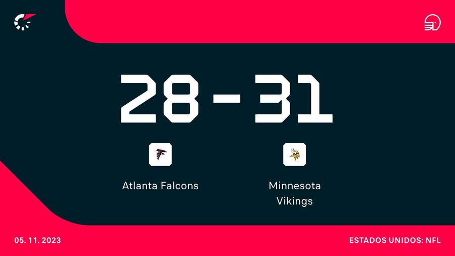 Dobbs comandó la remontada de los Falcons ante los Vikings