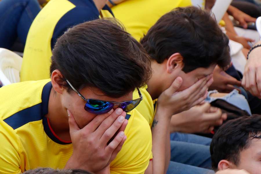 Los ecuatorianos se despiden del Mundial con lágrimas.