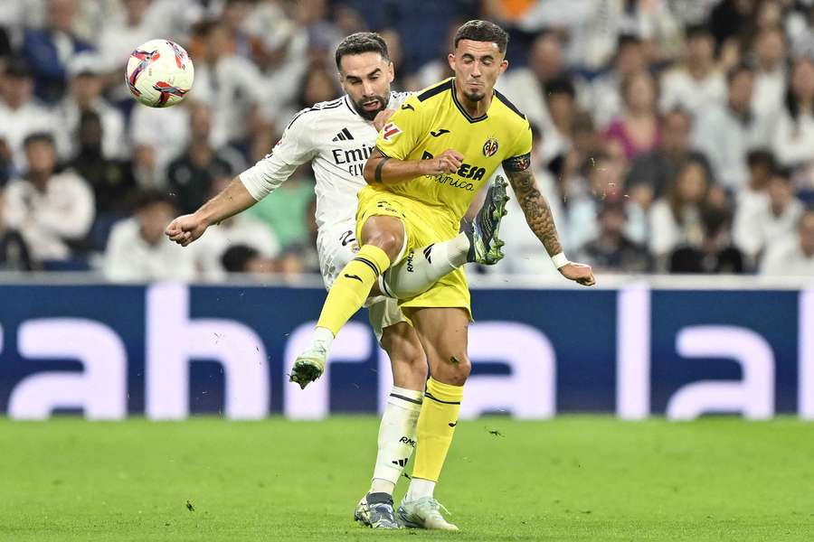 Dani Carvajal lesionou-se na partida com o Villarreal