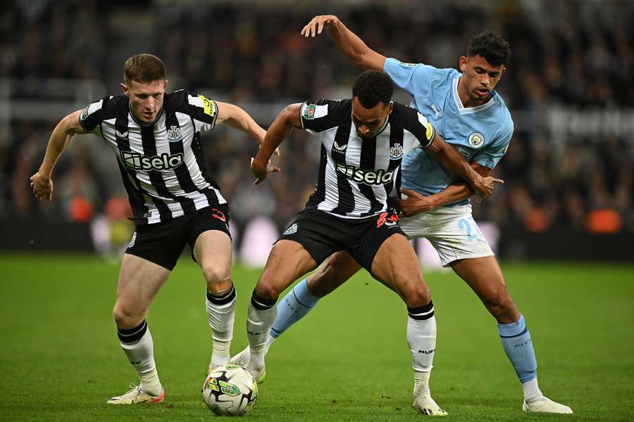 Matheus Nunes ao serviço do Manchester City
