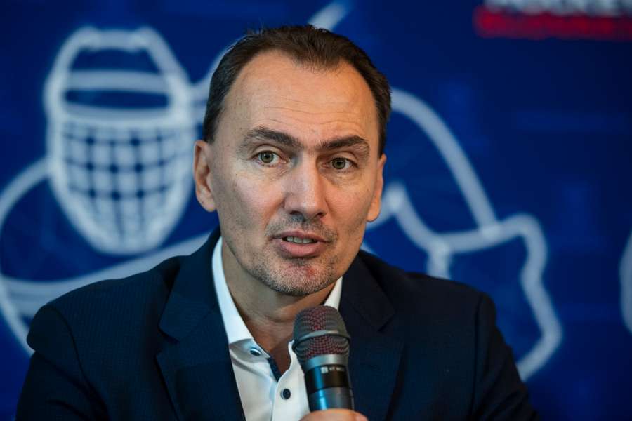 Na snímke prezident Slovenského zväzu ľadového hokeja Miroslav Šatan.