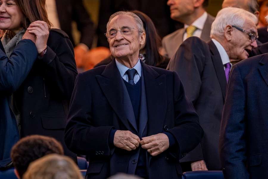 Il presidente del Real Madrid, Florentino Pérez