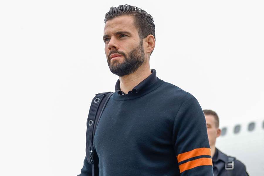 Nacho na chegada à Alemanha