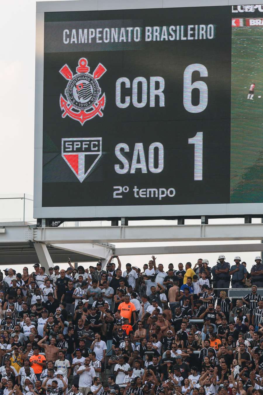 Em Itaquera, Timão nunca perdeu para o São Paulo no Brasileiro