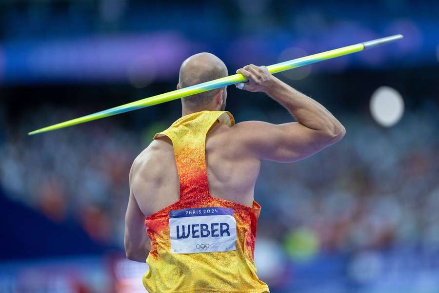 Julian Weber hat eine Medaille im Speerwurf verpasst.