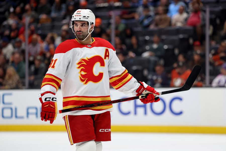 Nazem Kadri looks on during a game