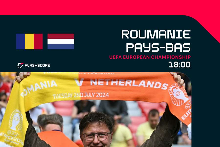 Suivez Roumanie - Pays-Bas en direct sur Flashscore !