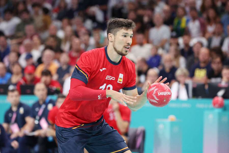 Álex Dujshebaev, durante los Juegos Olímpicos de París 2024
