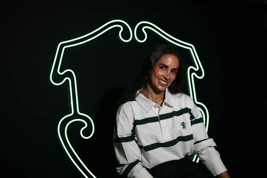 Brenda Pérez concedeu entrevista aos meios de comunicação do Sporting Brenda Pérez concedeu entrevista aos meios de comunicação do Sporting
