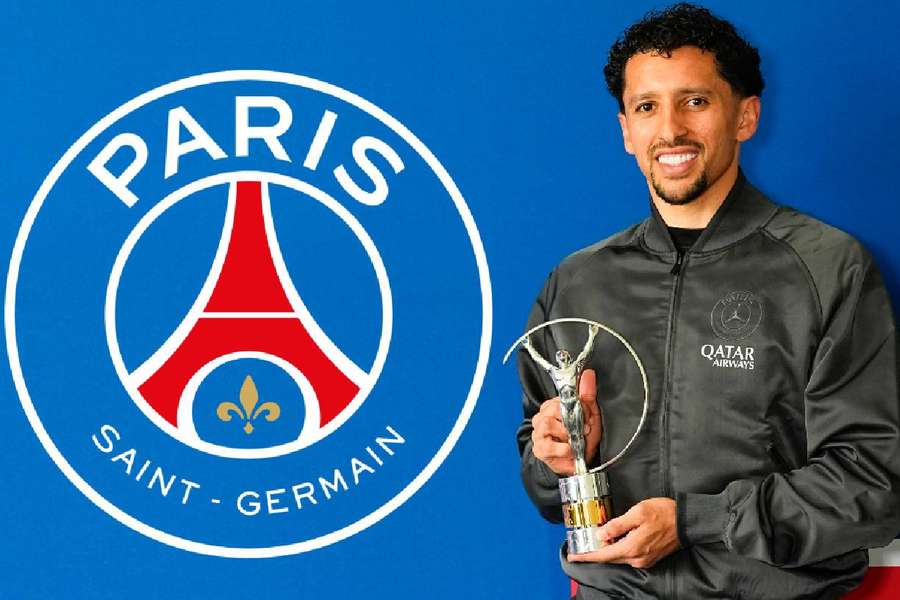 Marquinhos avec le Laureus Awards