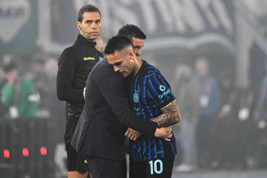 Chivu y Lautaro Martínez Chivu y Lautaro Martínez