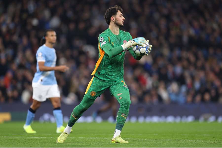 James Trafford in action during the Champions League