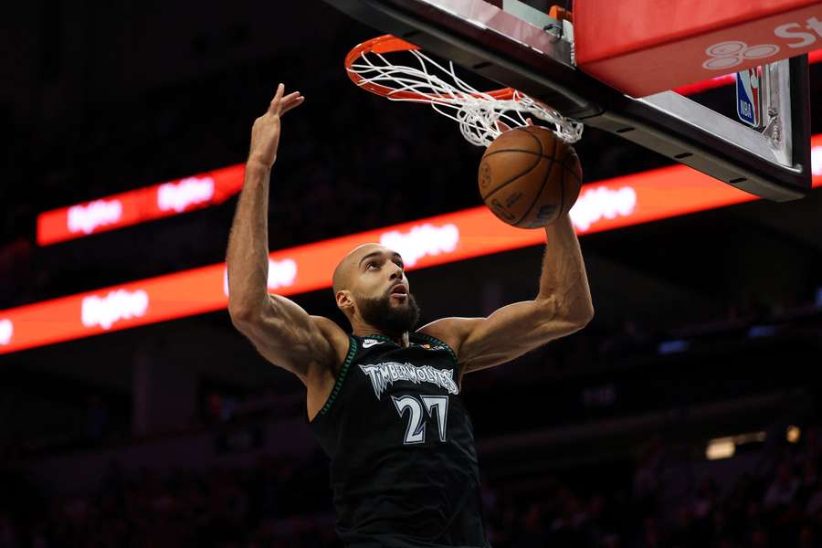 Rudy Gobert contre San Antonio.