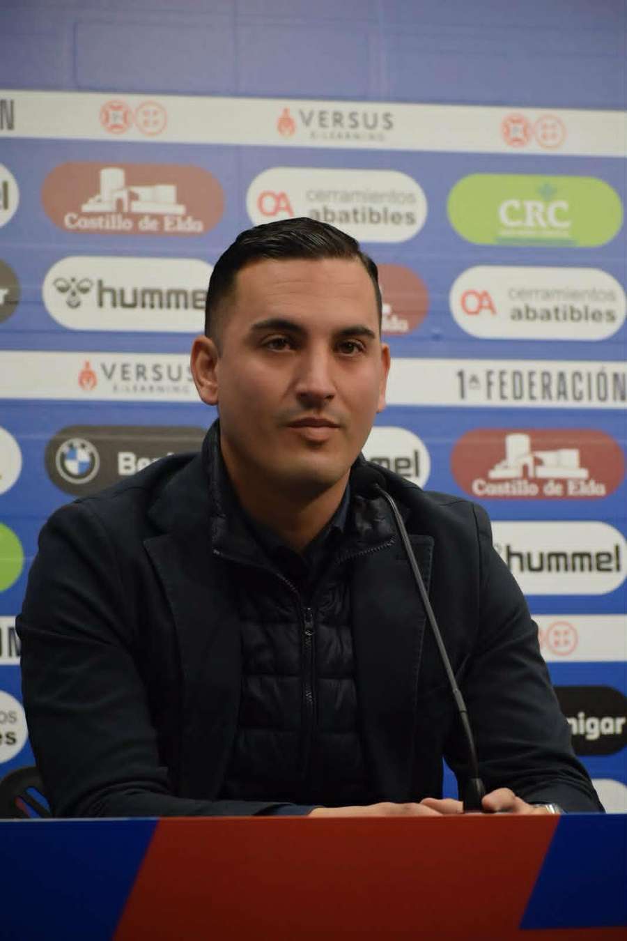 Víctor Lafuente en rueda de prensa