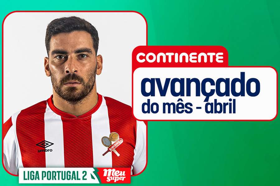 Salvador Agra eleito melhor avançado do mês de abril Salvador Agra eleito melhor avançado do mês de abril