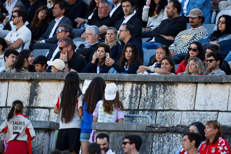 Kika Nazareth assistiu ao encontro no Jamor