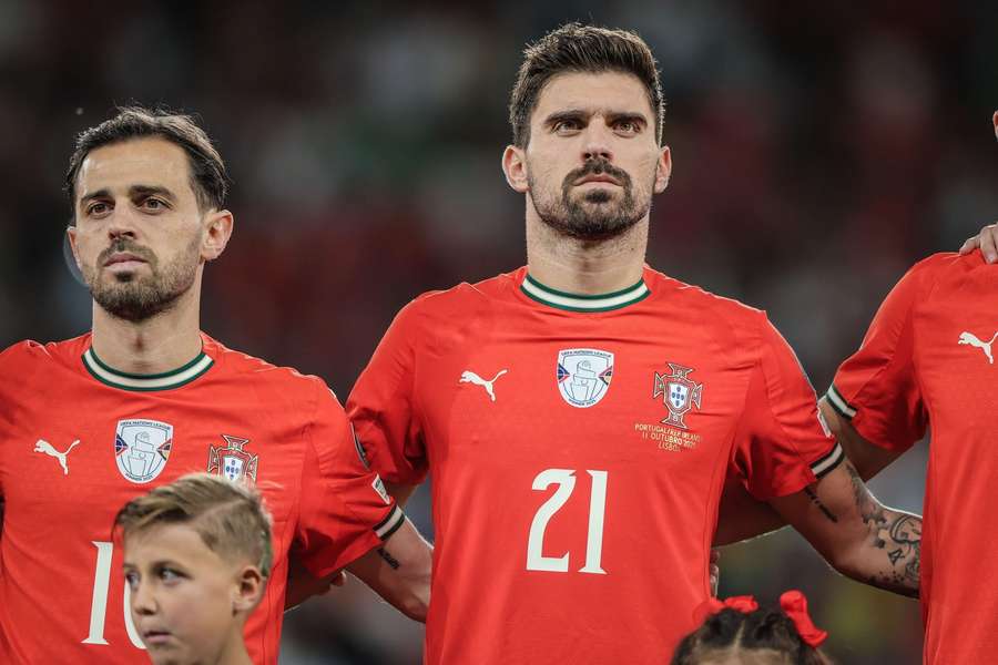 Bernardo Silva e Rúben Neves ao serviço de Portugal