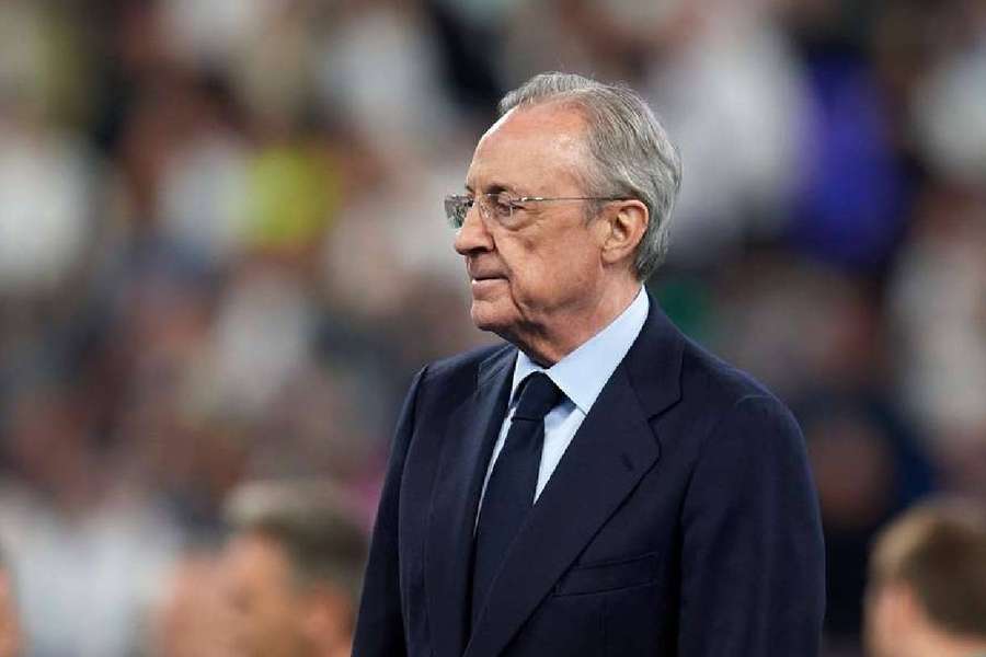 Real-Präsident Florentino Perez, einer der größten Befürworter der Super League Pläne.