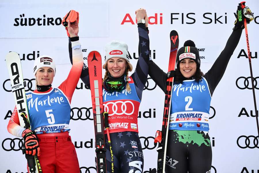 Lara Gut-Behrami, Mikaela Shiffrin Federica Brignone,