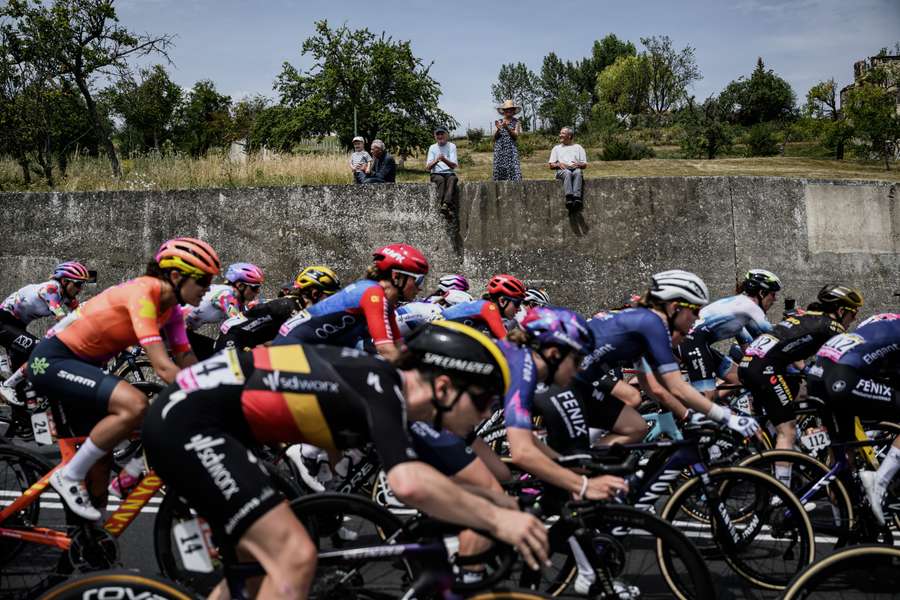 De finish van de tweede etappe ligt in Mauriac