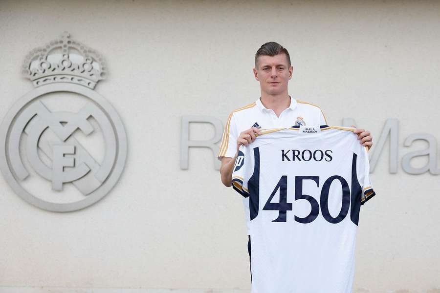 Toni Kroos atteint les 450 matches.