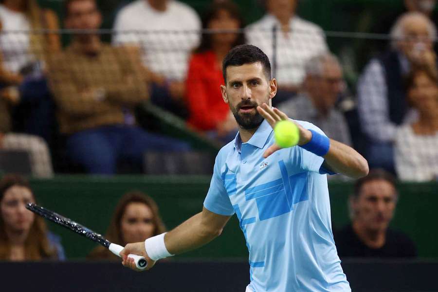 Djokovic won his first tour-level singles match since October