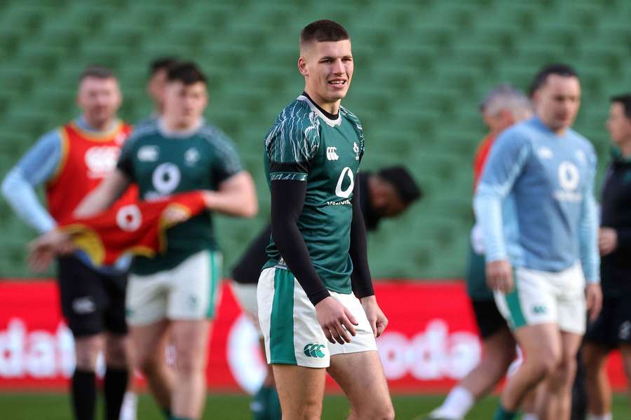 Ireland fly-half Sam Prendergast